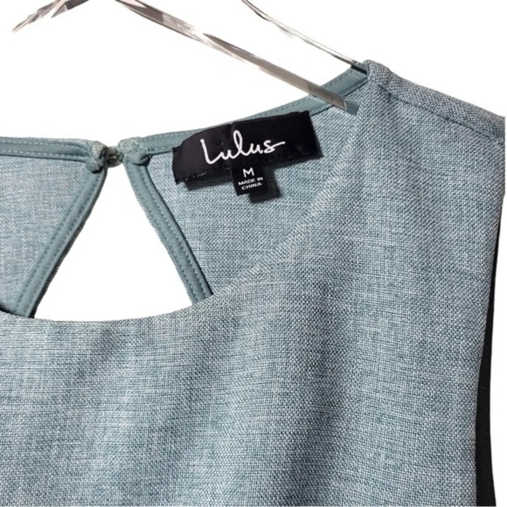 Lulu’s Winsome Backless Skater Mini Dress in Mint Blue - Picture 7 of 14